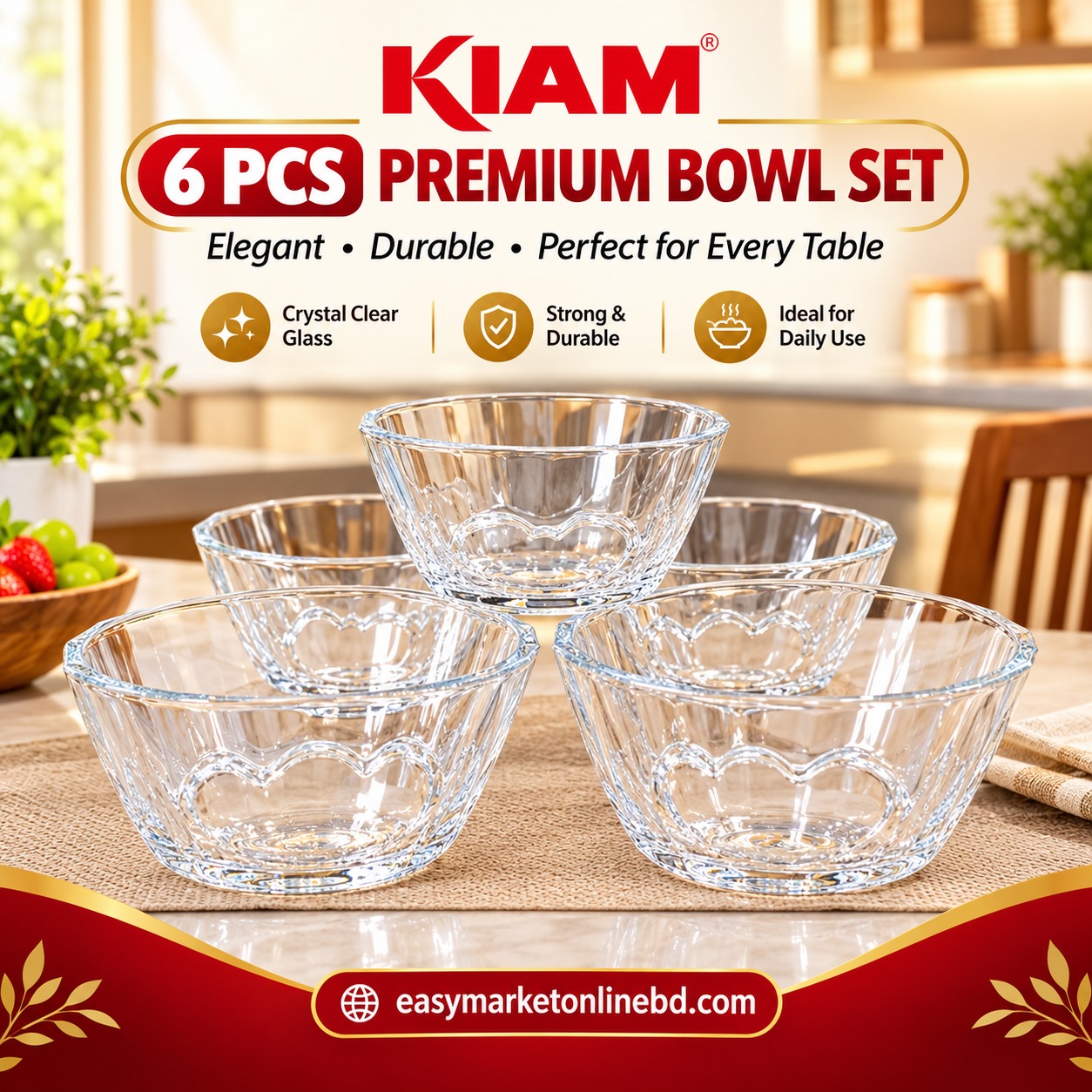 Stylist Glassware Bowl Set